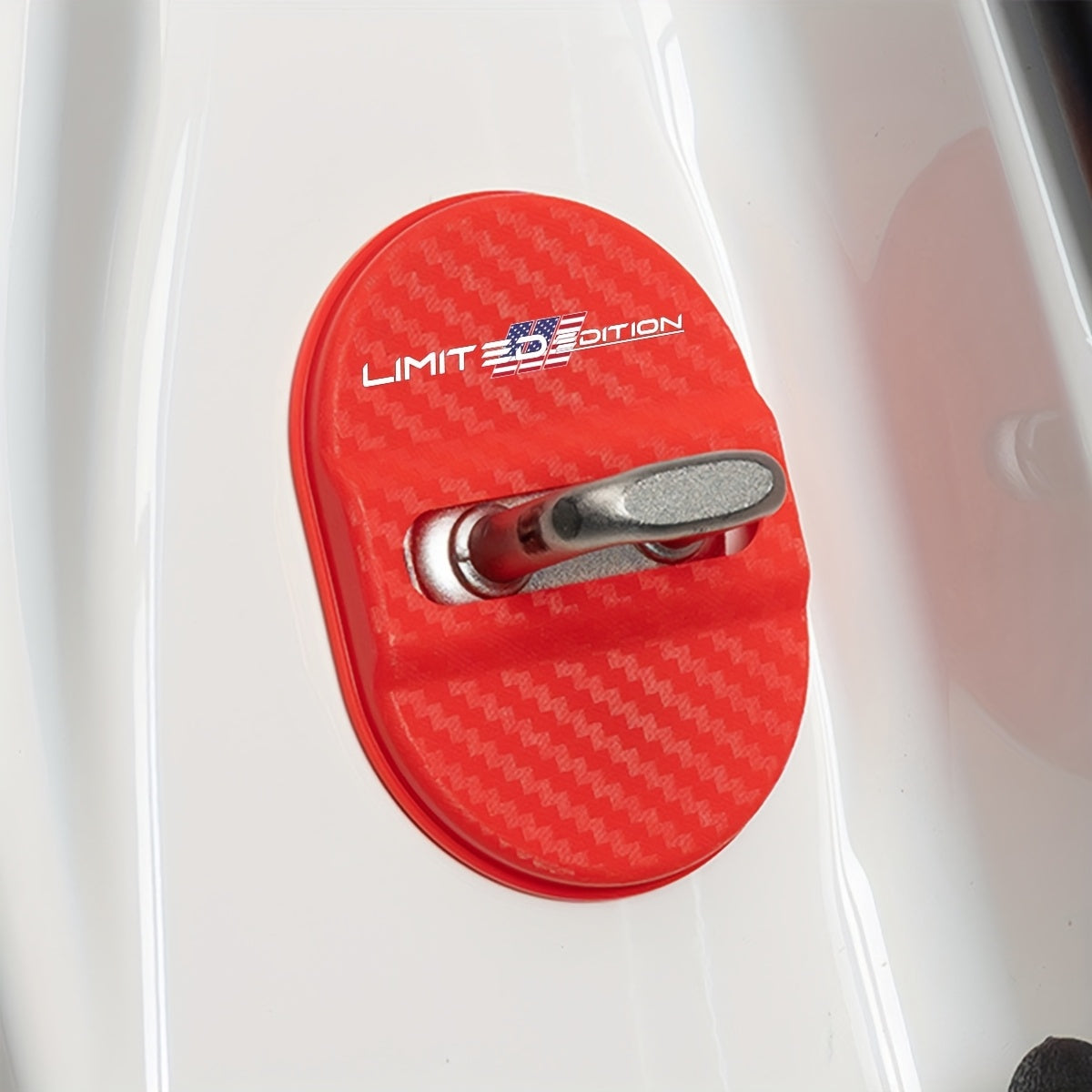 Avtomobil eshigi qulfi yopqog'i himoyachisi ABS bardoshli tashqi aksessuar 4 dona