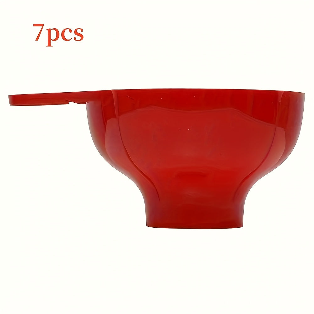 Большая диаметр пластиковая масляная воронка для автомобилей и домашнего использования 1/2/5/7/10 шт.