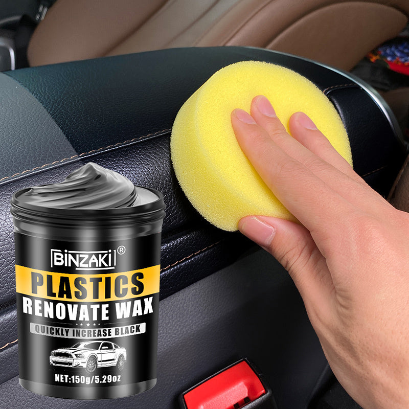 Plastic Restorer for Car Bumpers and Dashboards Deep Gloss Black
