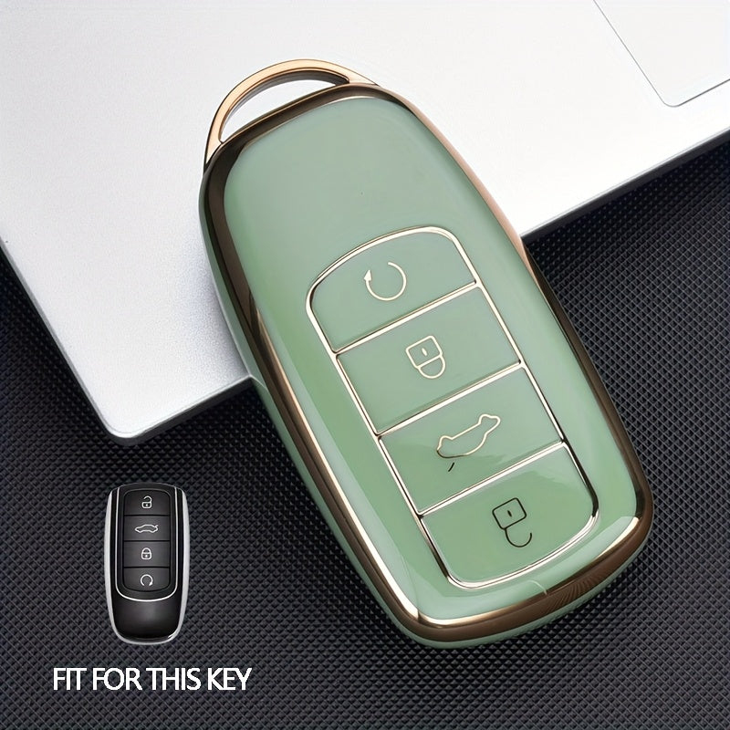 Car Remote Key Cover TPU with Keychain for SUV and SUV Plus Models