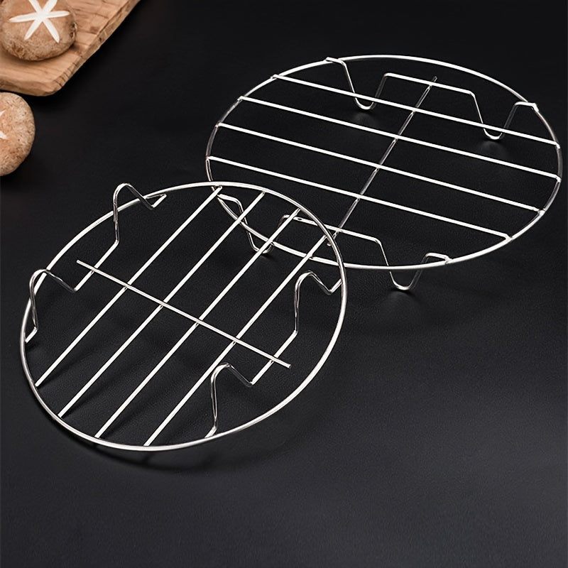 Stainless Steel Round Steamer Rack Kitchen Cooking Steaming Tool