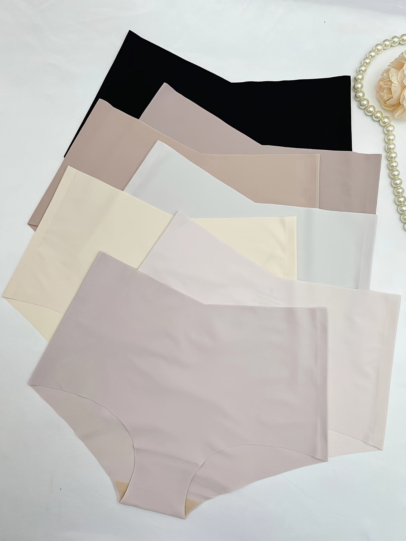 Women's High Waist Seamless Briefs Pack of 7 Comfortable Skin-Friendly Multi-Color