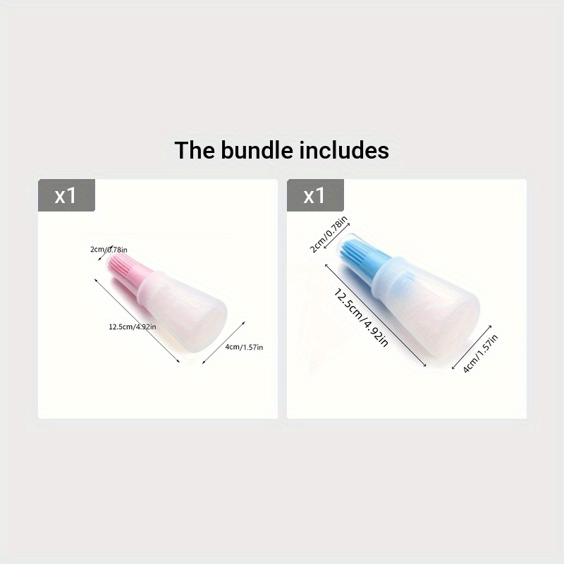 Silicone Basting Brush with Oil Dispenser for BBQ and Baking Food Grade Organic Silicone