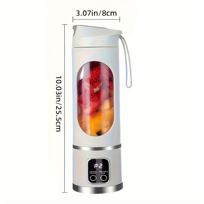 Portable Electric Blender for Smoothies Rechargeable 450ml Compact Usb