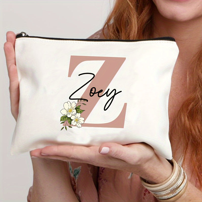 Personalized Makeup Bag Travel Toiletry Organizer Cosmetic Pouch for Women