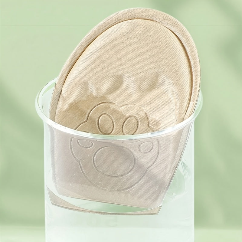 2-Pack Women's Soft Insoles and Non-Slip Shoe Halves for Shock Absorption