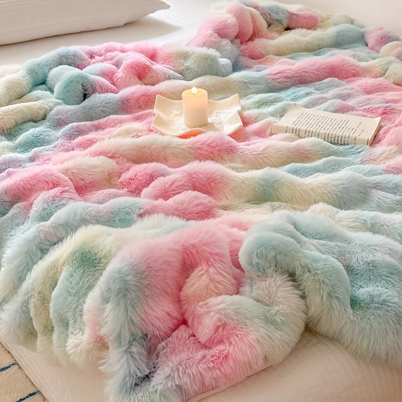 Plush Blanket Soft Cozy Travel Sofa Bed Home Decor Gift