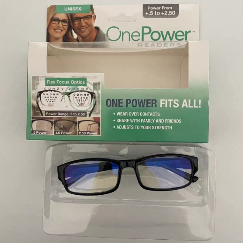 Регулируемые мультифокальные очки с автонастройкой оптики из поликарбоната для делового использования