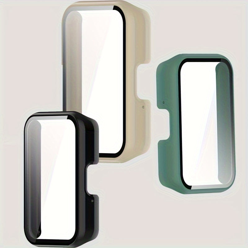 Smartwatch Case for Galaxy Fit3 Tempered Glass Scratch Resistant Hard Shell