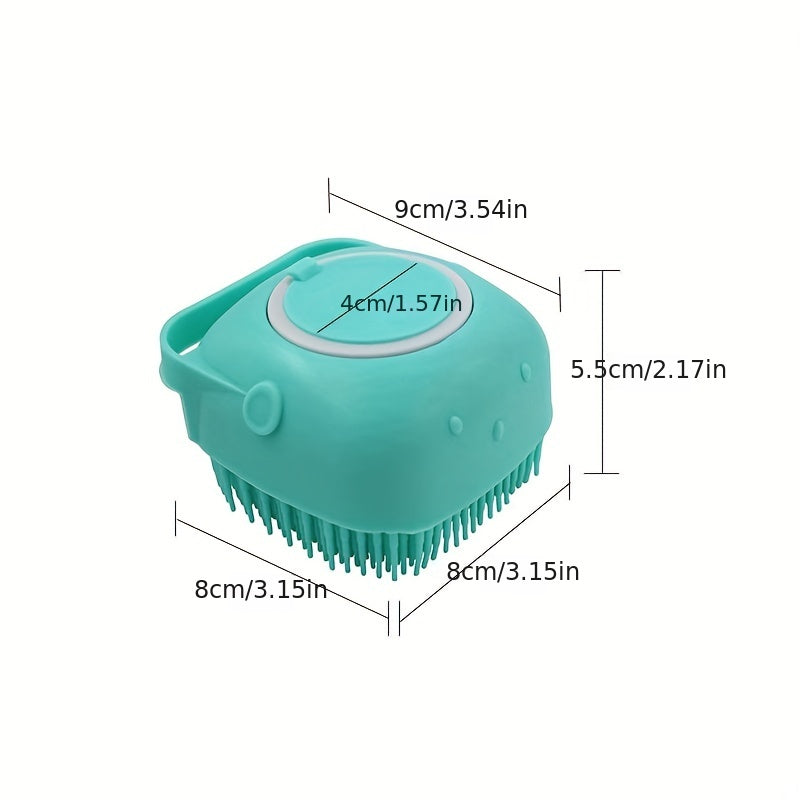 Kids Silicone Bath Brush Soft Hair Shampoo Massage Toy