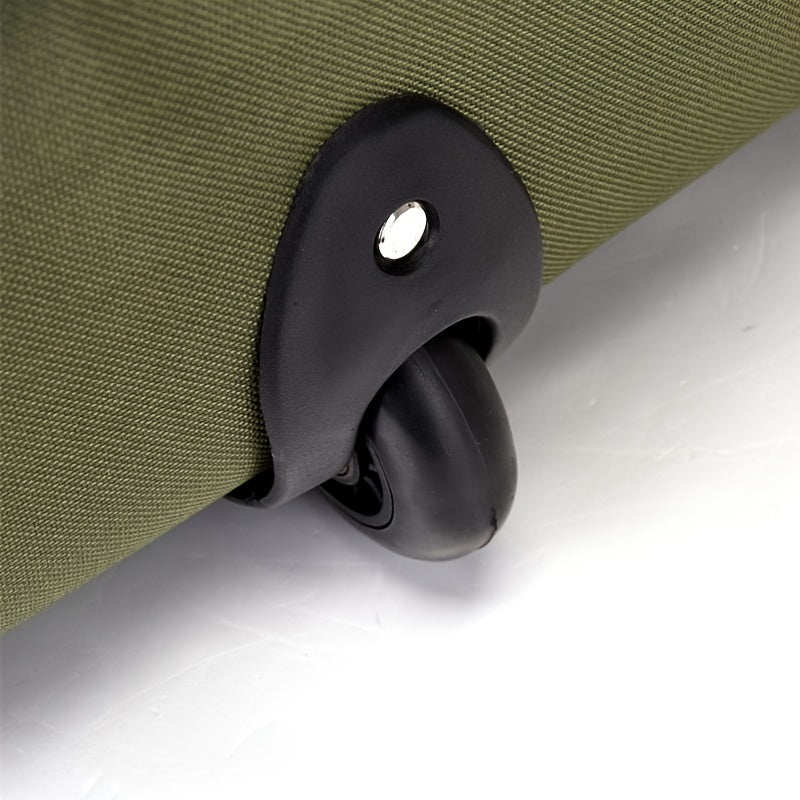 Extra Large Waterproof Storage Bag with Silent Wheels and Zipper Closure for Travel and Dorm Storage