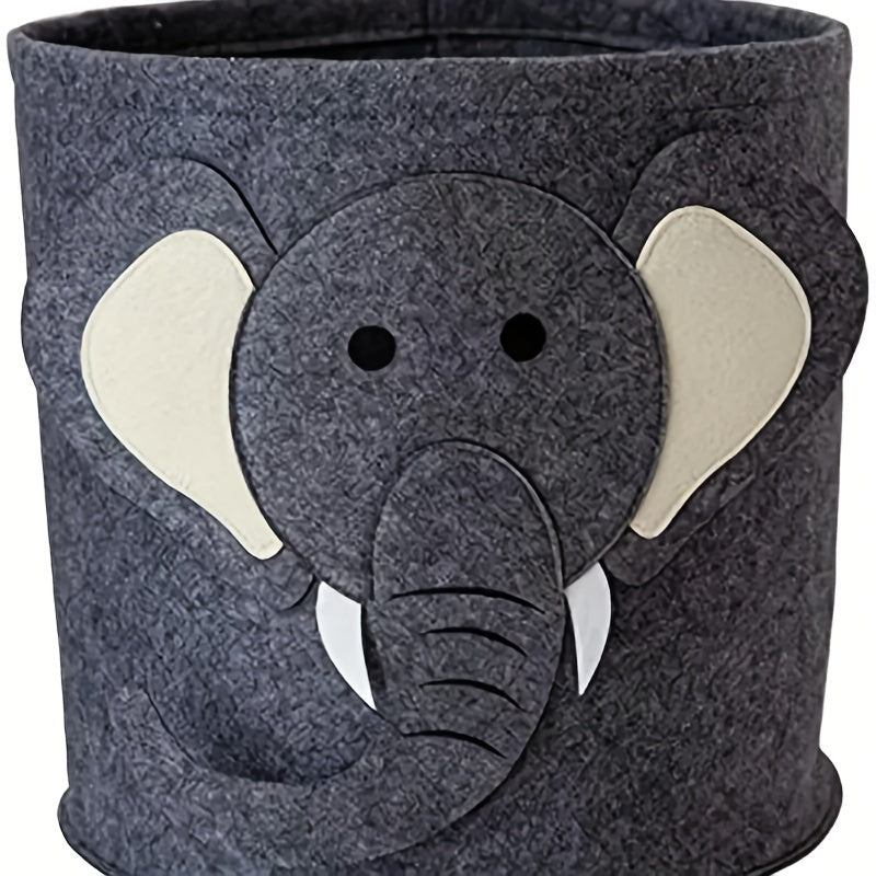 Elephant Design Storage Organizer for Toys Clothes Bathroom Bedroom Living Room