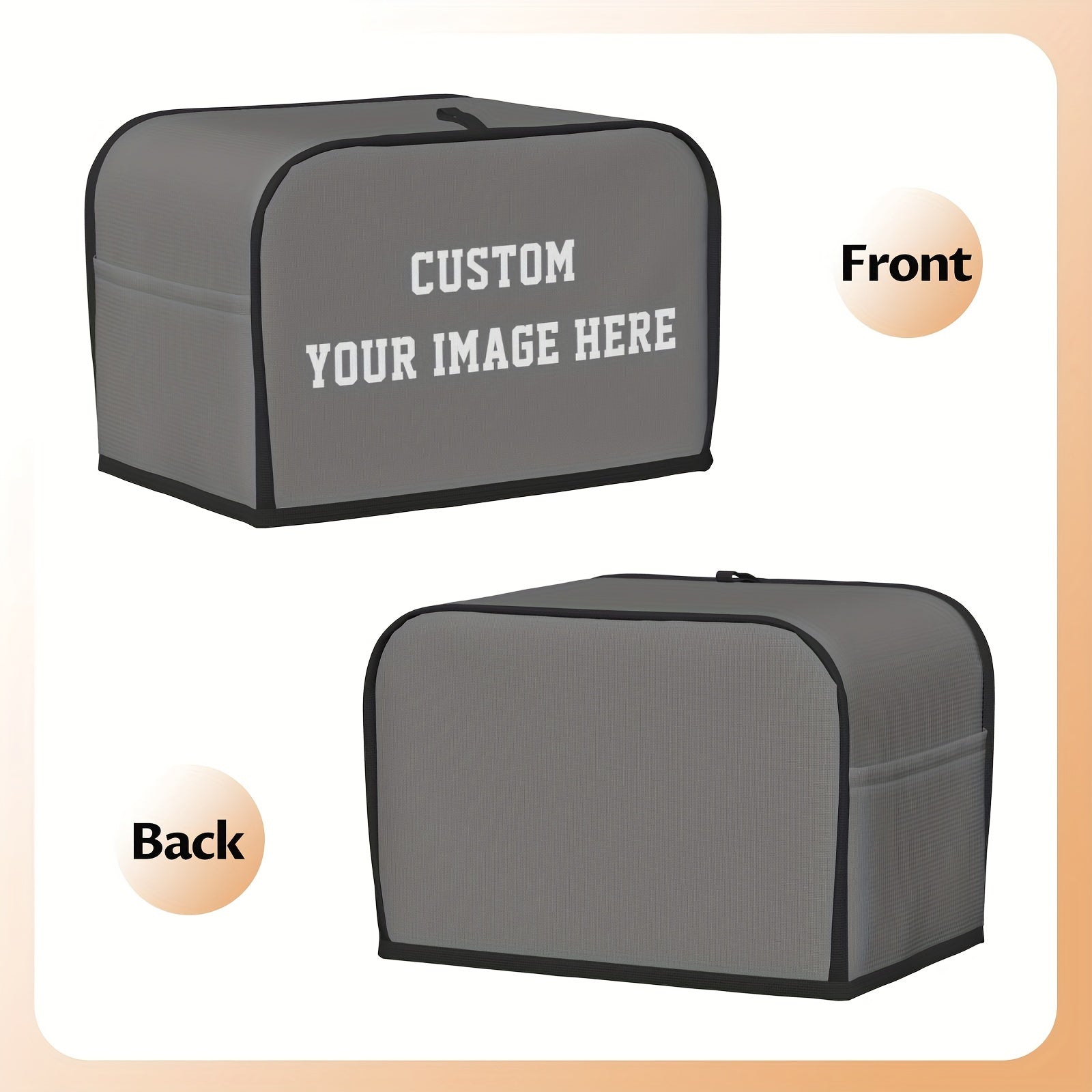 Qovurilgan pechka qoplami 2-burchakli to'plam Polyester Universal moslik uchun Ikki slotli oshxona dekoratsiyasi