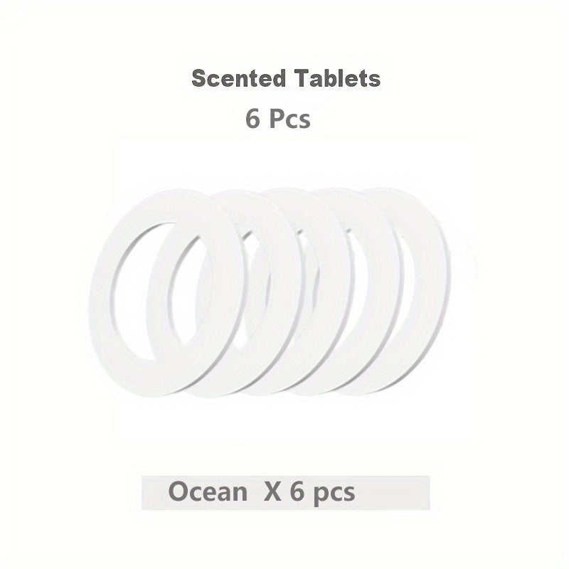 Car Air Freshener Replacement Pads Solid Fragrance Filter 6 Pack