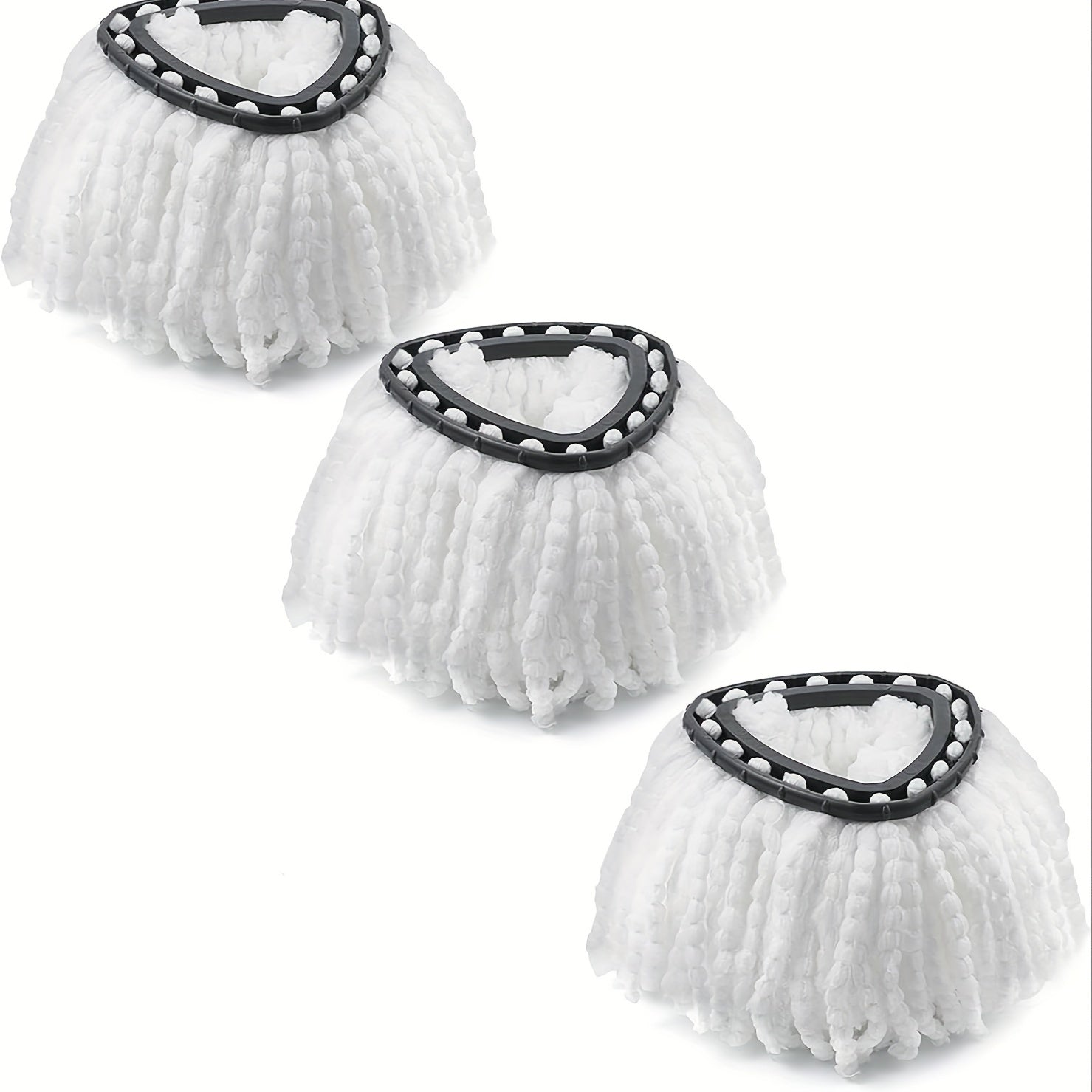 Eng yaxshi tanlov: Ocedar EasyWring mopi uchun 4 ta spin mop almashtirish boshliqlari to'plami - Mikrofiberga mos boshliqlar