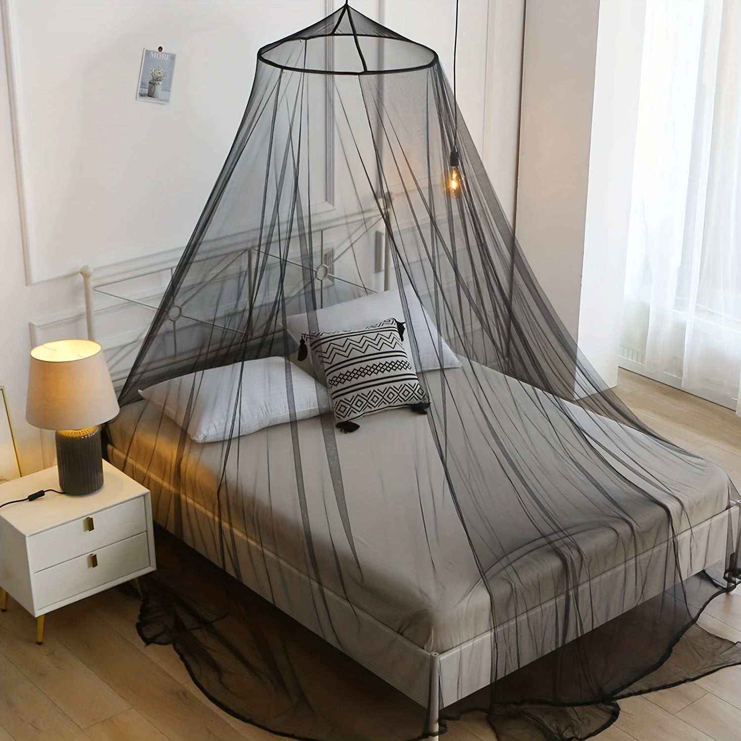 Enclosed Dome Mosquito Net for Bed Canopy for Room Decoration Single to Adult Beds