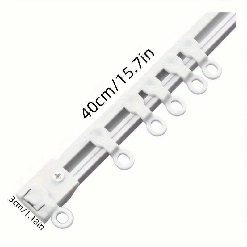 Gancho de pared de plástico blanco con 6 ganchos para utensilios de cocina