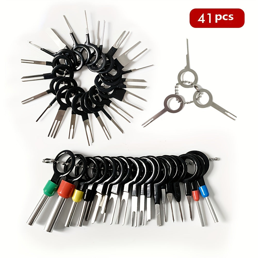 Kit de herramientas para reparación de enchufes de arnés de cables de terminal de coche para desmontaje y mantenimiento