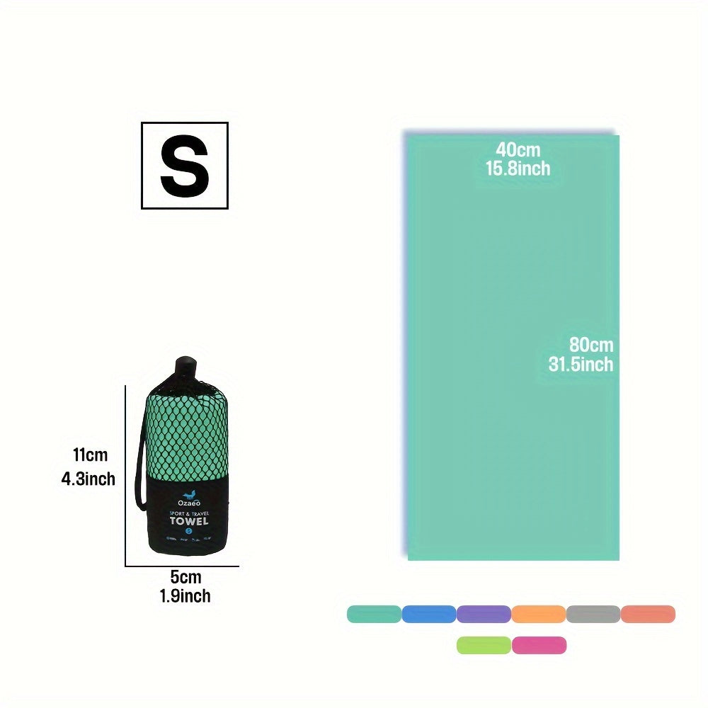 Microfiber Travel Towel Quick Dry Lightweight Sports Beach Hiking Yoga Golf Pickleball