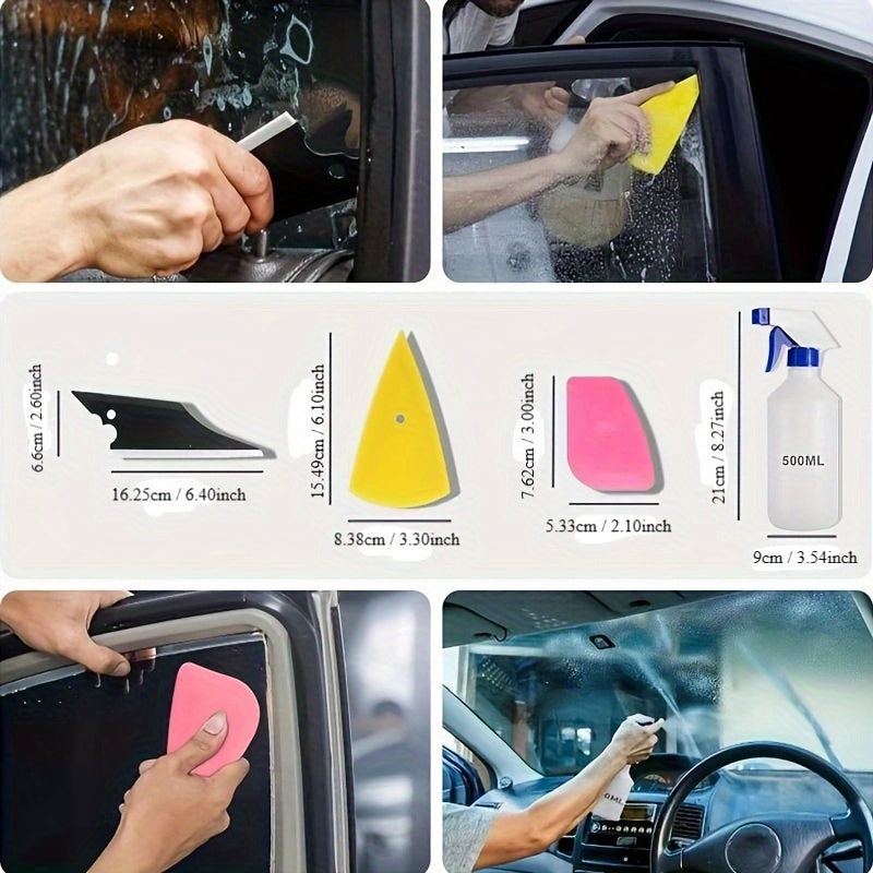 Car Window Tint Application Kit Glass Protective Film Installing Tool Squeegee