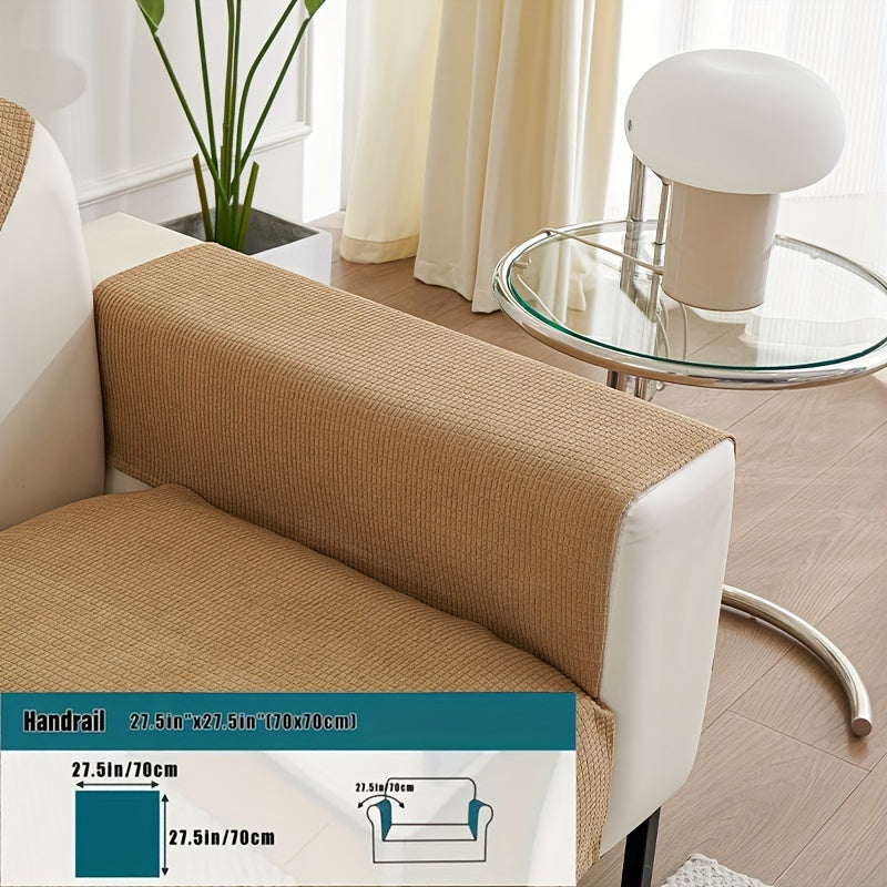 Water-Resistant Non-Slip Velvet Sofa Cover for Armchairs, Loveseats, and Sectionals