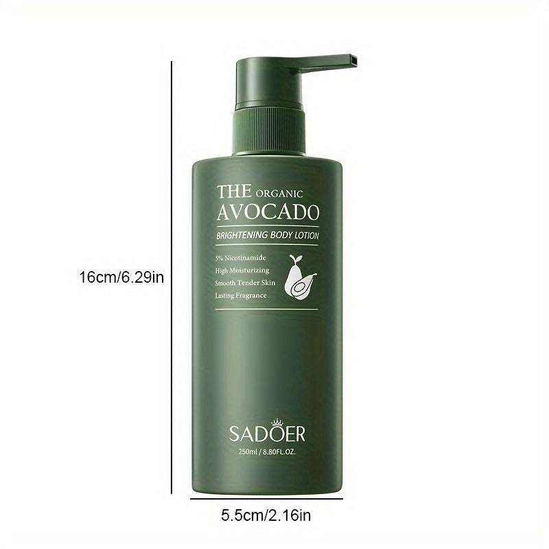 Unisex Avocado Hydrating Body Lotion 250ml Deep Moisturizer for Dry Skin