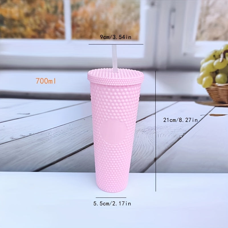 Juego de 3 tazas de pajilla de viaje de gran capacidad para niños con fácil transporte