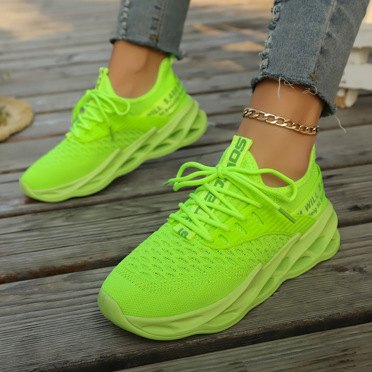 Women's Breathable Mesh Sneakers Lightweight Athletic Casual Shoes Solid Colors