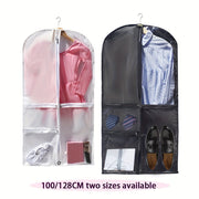 Large Garment Bag for Suits Dresses and Travel with Hanging Storage