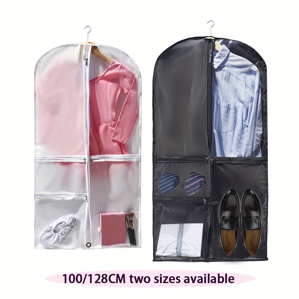 Large Garment Bag for Suits Dresses and Travel with Hanging Storage