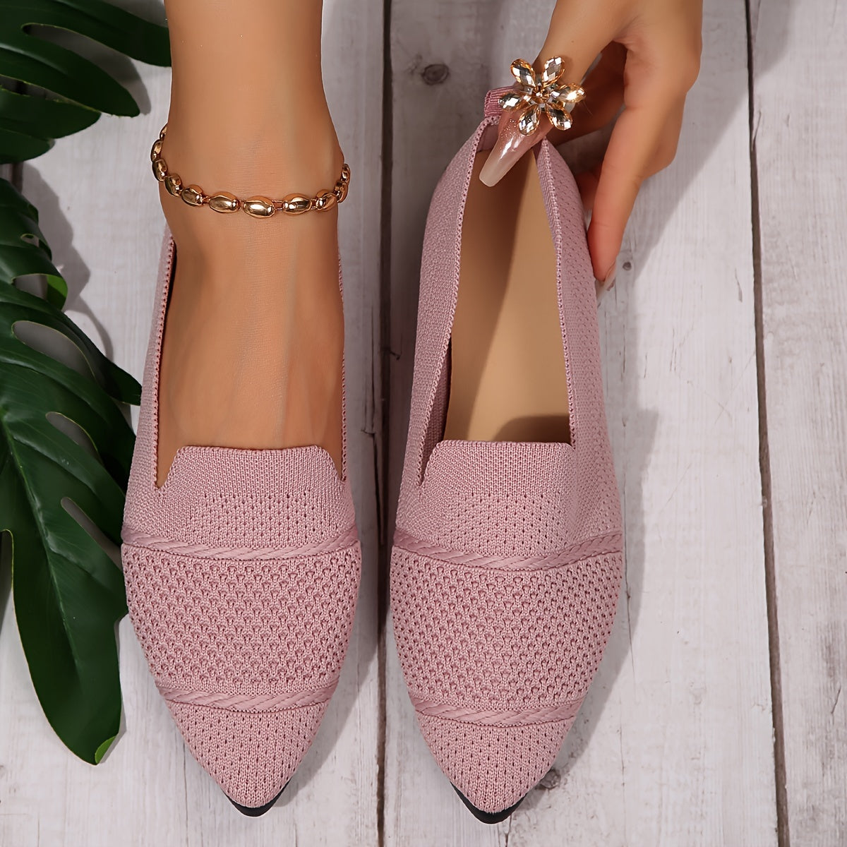 Women Breathable Flat Shoes Leather Comfortable Summer Shoes