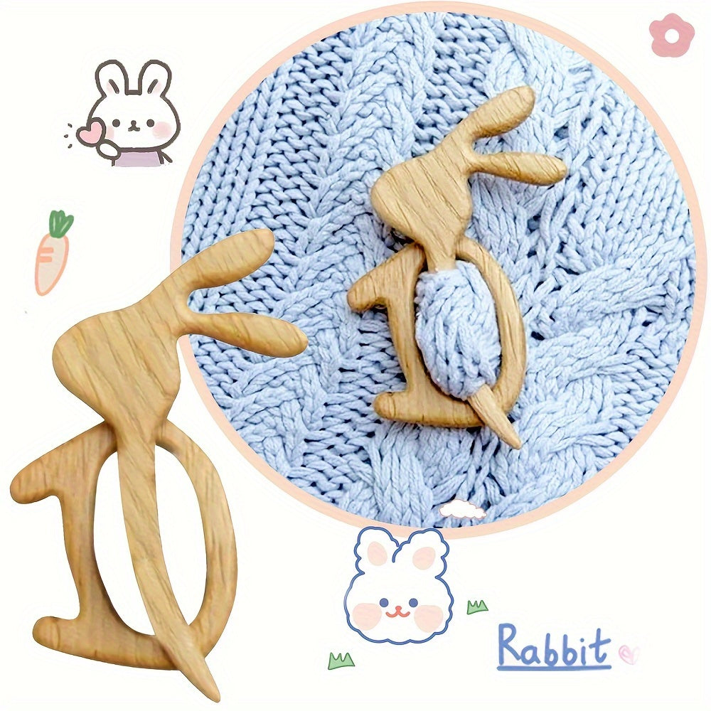 Wooden Animal Brooch Set of 3 or 5, Cute Animal Pattern Sweater Clips