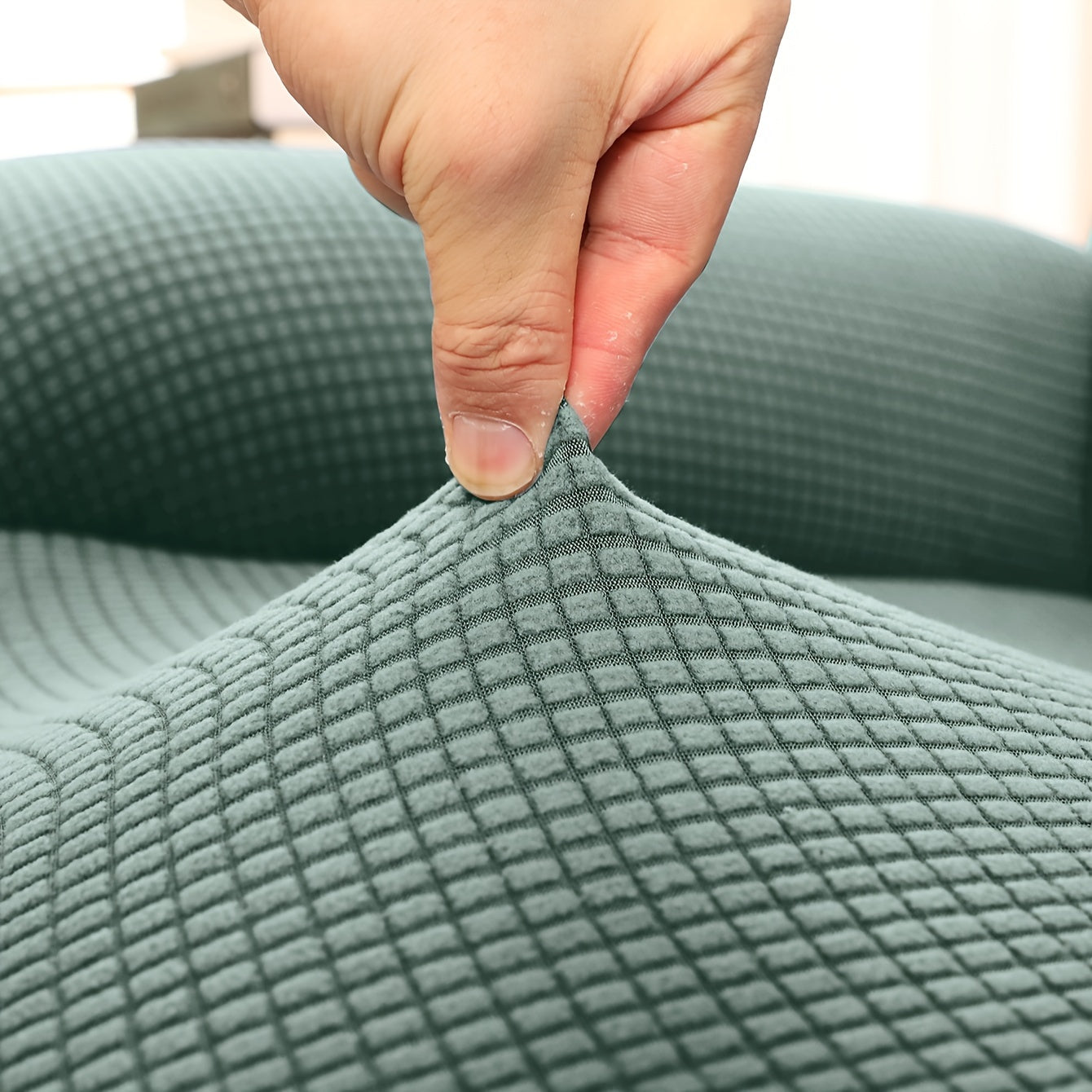 2 чехла для кресел, изготовленных из эластичной жаккардовой ткани для кресел с высокими спинками в спальнях, офисах, гостиных и для домашнего декора.