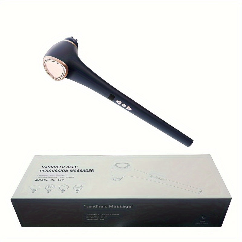 Handheld Electric Massager with 9 Intensity Levels 7 Modes USB Rechargeable Lithium Battery