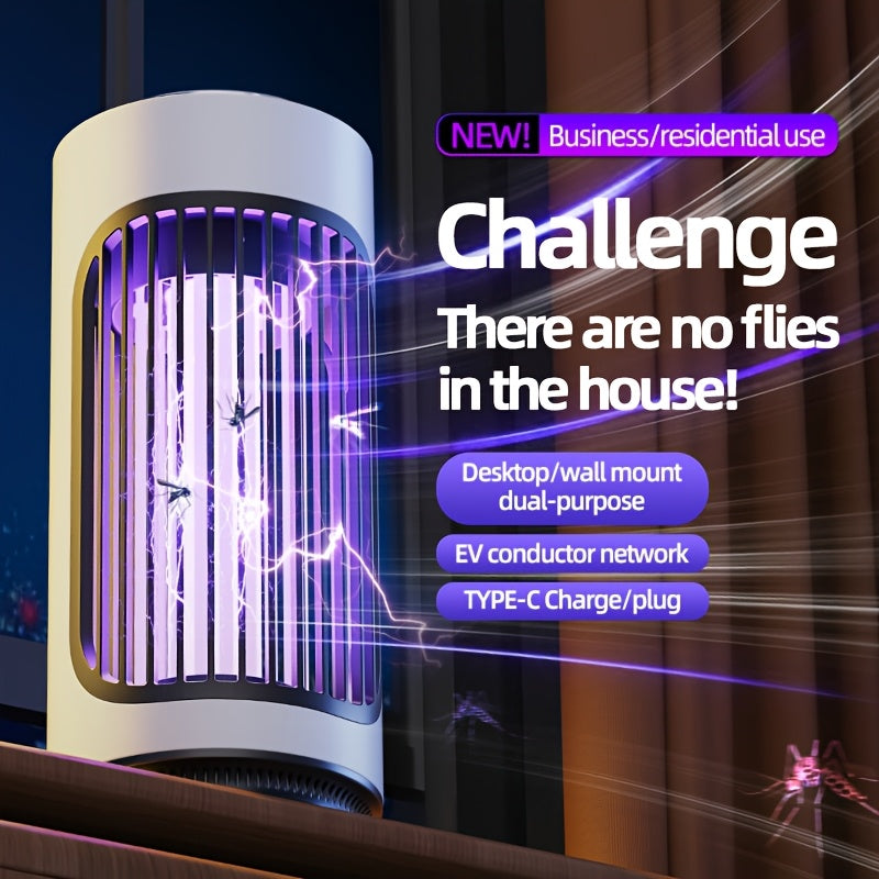 Electric Mosquito Zapper Indoor Outdoor Insect Killer 1200mAh 152cm Cord