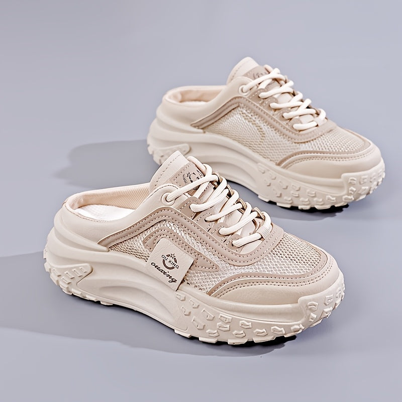 Women's Thick Sole Height-Increasing Outdoor Mesh Sandals Stylish Comfortable Casual Shoes