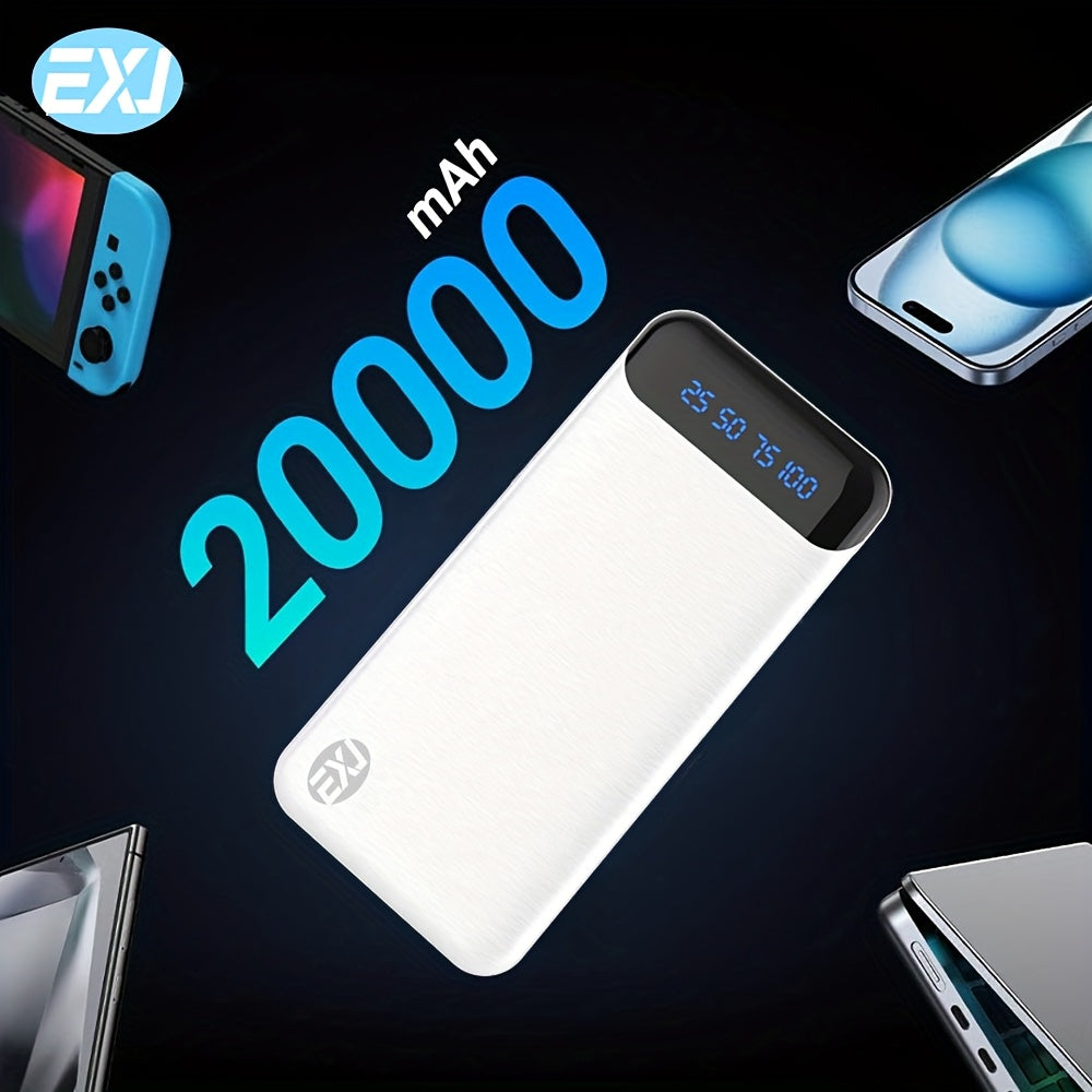 Power Bank 20000mAh Fast Charging Digital Display Compatible with iPhone Samsung Google Huawei and More