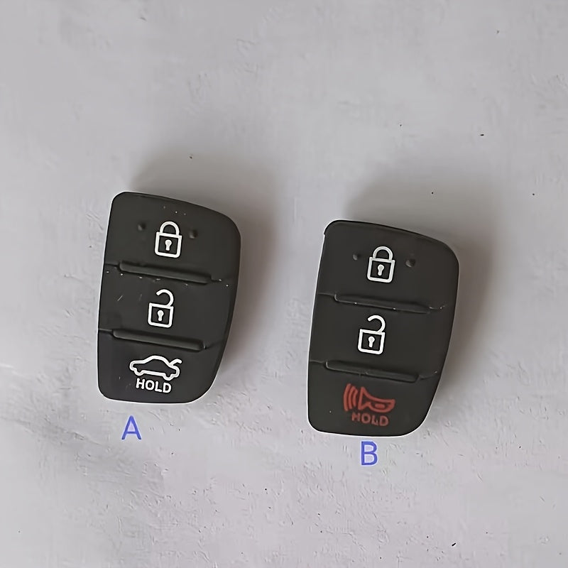 Universal Silicone Remote Key Fob Cover for 3-Button Flip Key Control