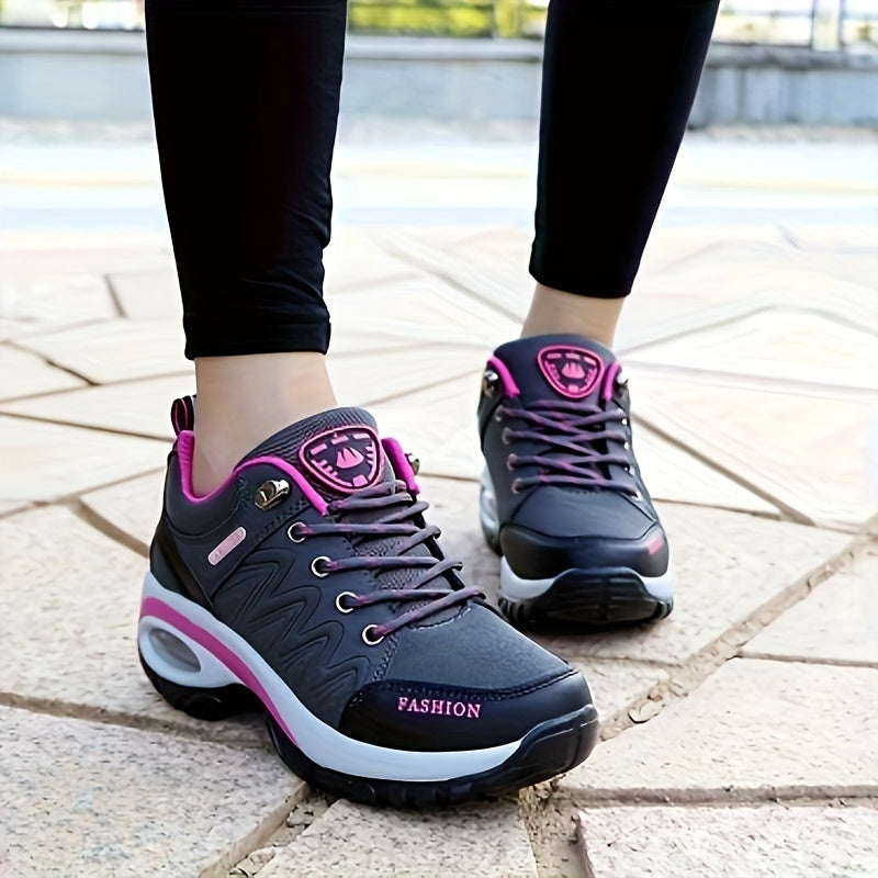 Women's Waterproof Low Top Hiking Sneakers Outdoor Trekking Trainers