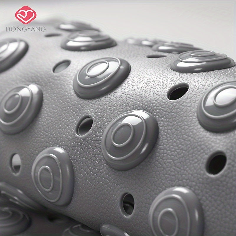 Anti-Slip Shower Mat with Drain Holes and Suction Cups for Bathroom Safety