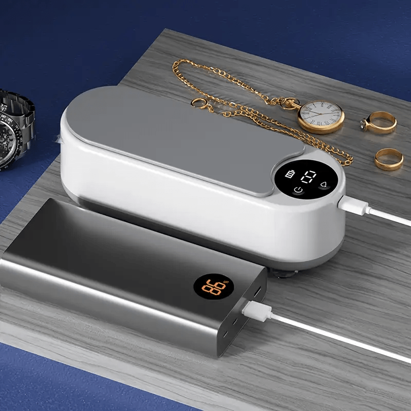 Portativ ko'zoynaklar va zargarlik tozalagichi, USB zaryadlash, yuqori chastotali tebranish va soatlar kabi ko'p funksiyali. 8 ta holatda foydalanish mumkin.