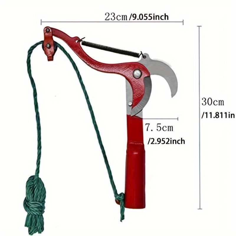 Modern Fruit Picker with Extension Rope and Pruning Shears for Home Use