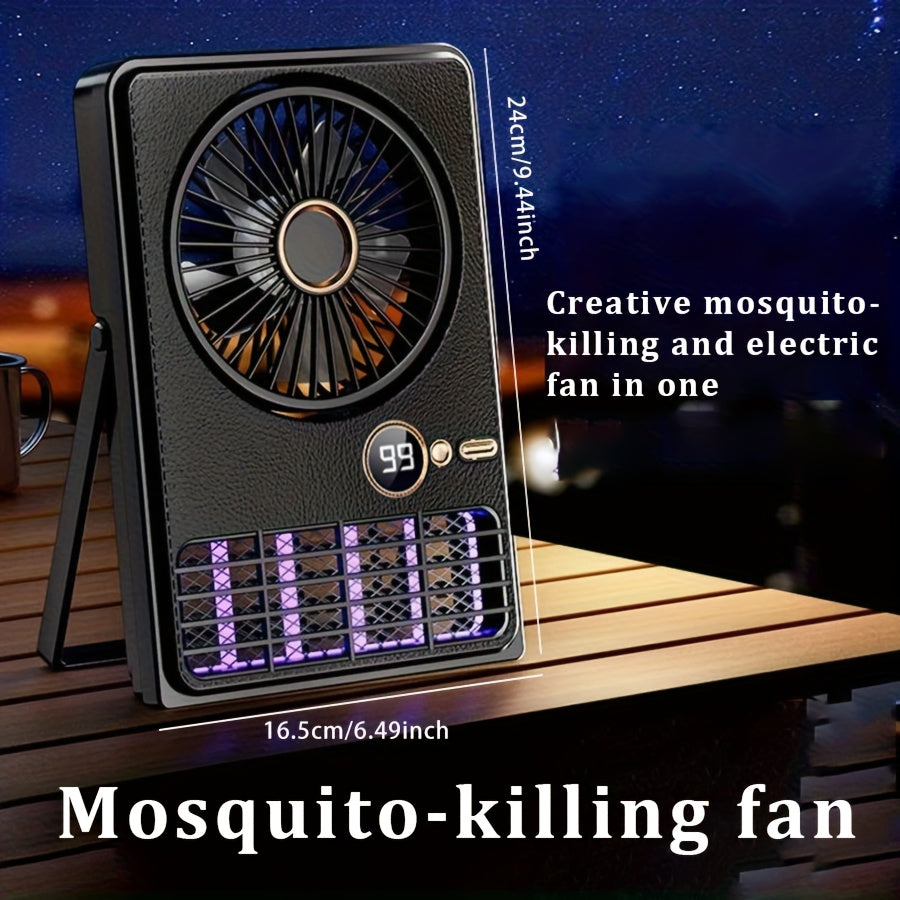 Portable Mosquito Killer Fan for Outdoor Camping Hanging Desktop Multiple Functions