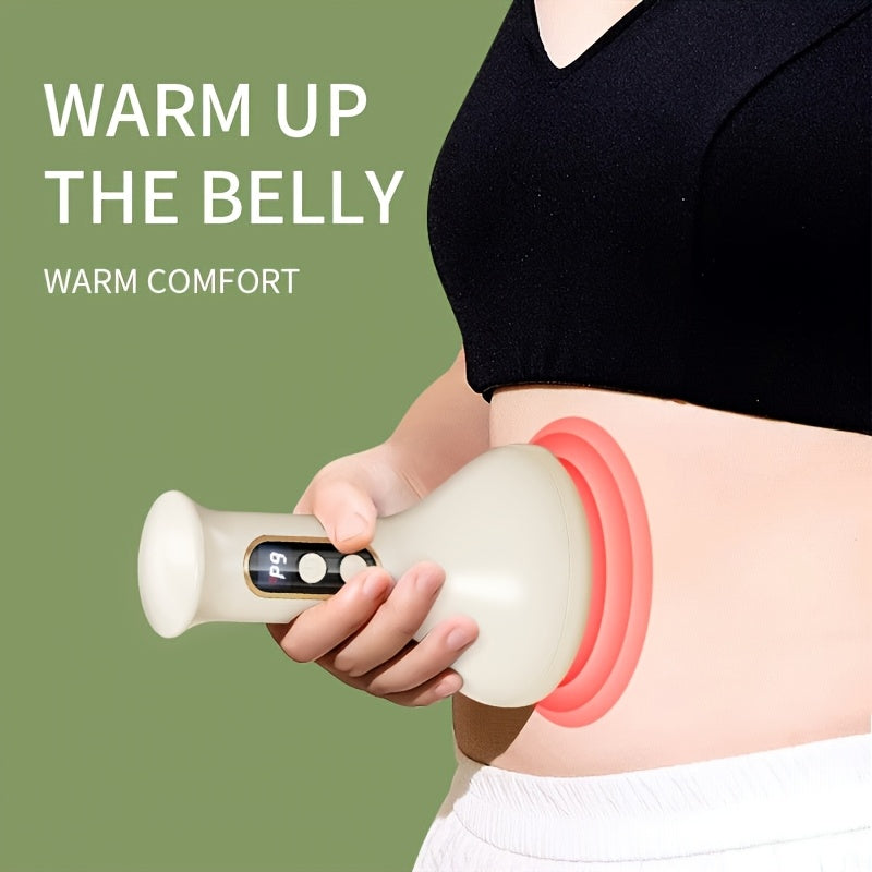 USB zaryadlash bilan qayta zaryadlanadigan Gua Sha massajeri, 9 tezlik, issiq shassi, ≤36V, 1200mAh litiy batareyasi, bo'yin, yelka, orqa og'rig'ini kamaytirish uchun batareya bilan ishlaydi. Ayollar, erkaklar, oilalar uchun mos.