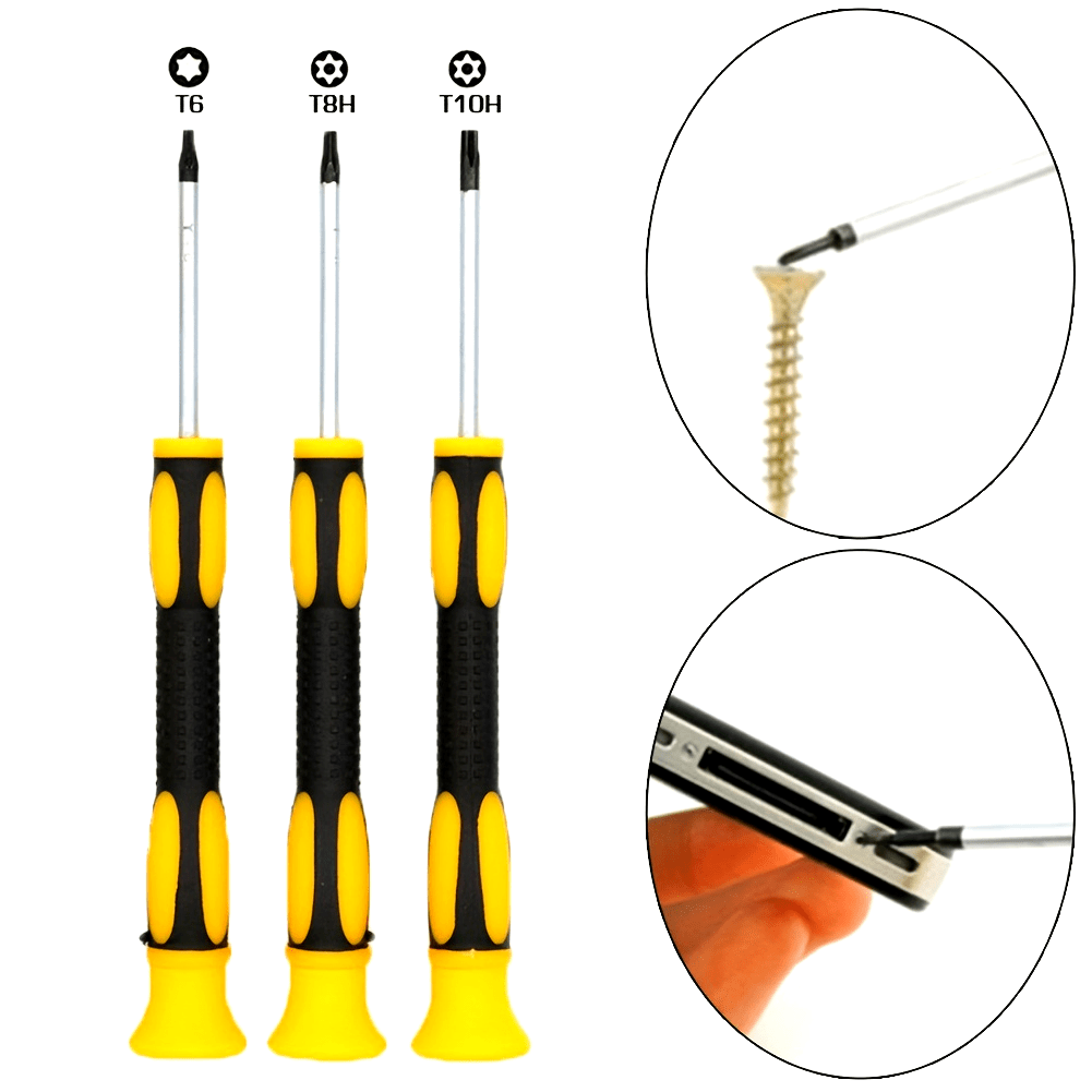 Precision Screwdriver Set for Mobile Phones and Game Consoles T6 T8H T10H