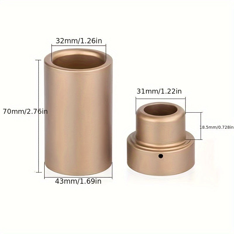 Aluminum Alloy PPR Pipe Welding Parts Set Includes Die Head and Thickening Mold for Hot Melt Welding 20/25/32mm