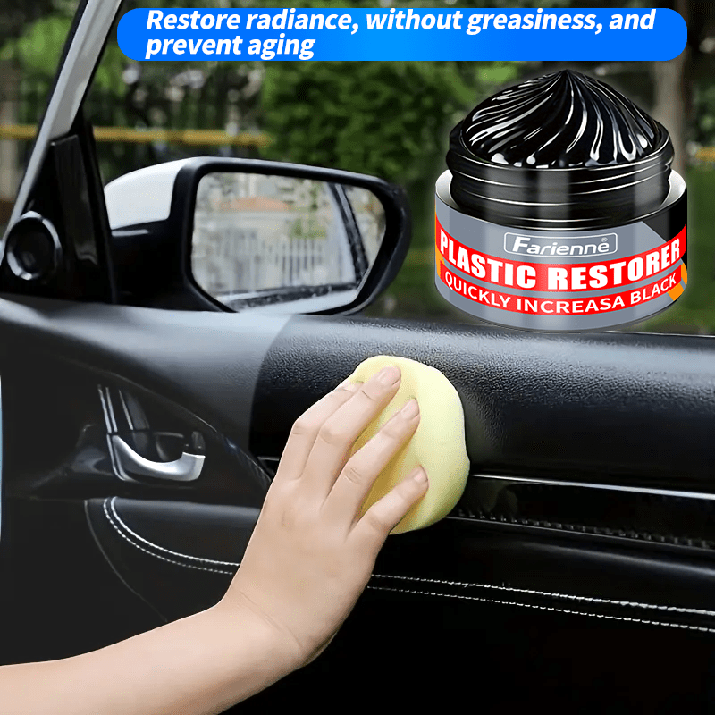Automotive Interior Restoration Wax Leather Plastic Dashboard Care Paste
