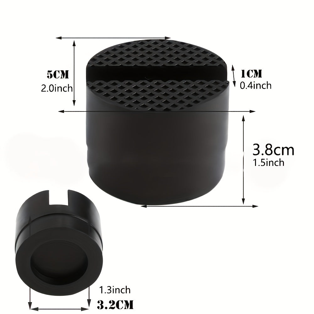 Adaptador de marco de goma con ranuras para calzo de coche universal para mantenimiento del vehículo