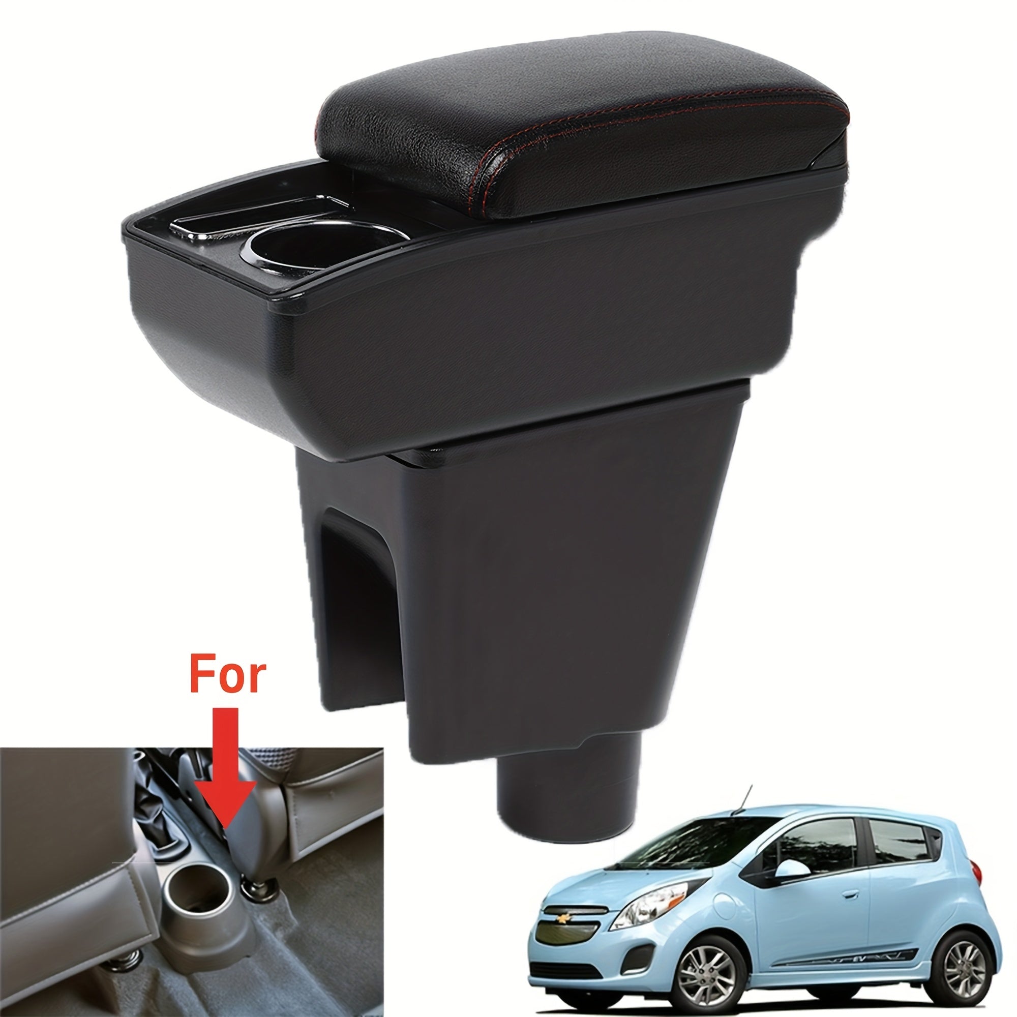 Center Console Armrest Storage Box for Small Car Interior Accessories