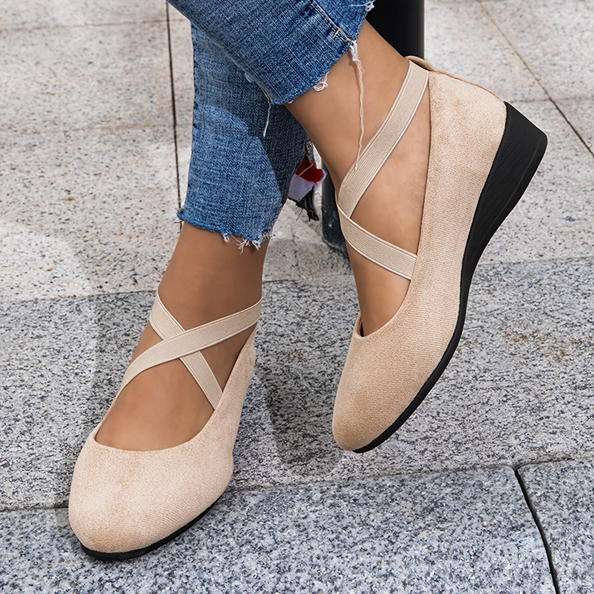 Ayollar uchun kengaytirilgan poyabzal, kundalik Mary Jane, bir rangli, osongina kiyinadigan, qora, nude, ko'k